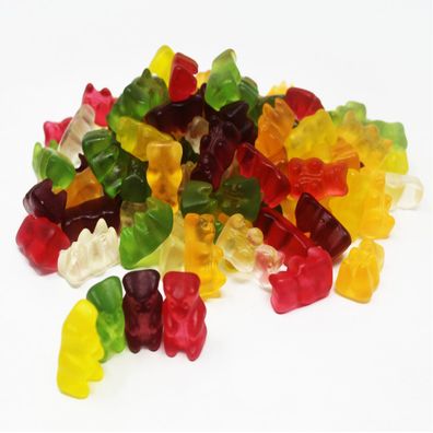 Yummi Yummi Fruchtgummi Bären mehrfarbig sortiert zuckerfrei 175g