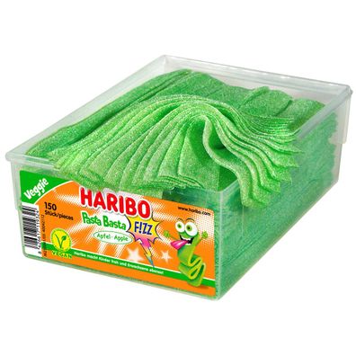 Haribo Pasta Basta Apfel Sour mit saurem Fruchtgeschmack Veggie 1125g