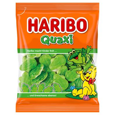 Haribo Quaxi Fröschli Fruchtgummi Frösche mit Schaumzuckerboden 175g