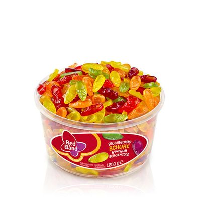 Red Band Fruchtgummi Schuhe mit Fruchtgeschmack 5fach sortiert 1250g