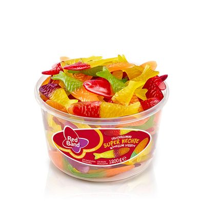 Red Band Hechte mit Fruchtgeschmack 5fach sortiert 1200g 6er Pack