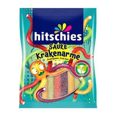 Hitschies Saure Krakenarme Fruchtgummi mit vanilliger Füllung 125g