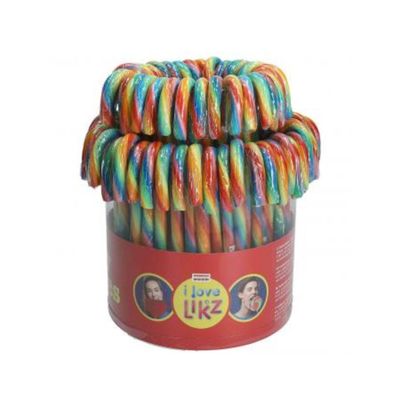 Holland Foodz Sweetz Candy CanezzZ Zuckerstangen Regenbogen 72 Stück