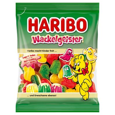 Haribo Wackelgeister leckeres Fruchtgummi mit Schaumzucker 160g