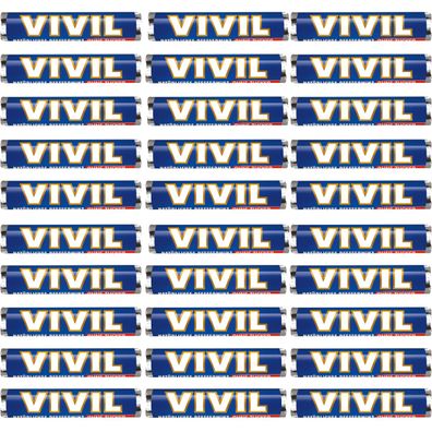 Vivil Pastillen mit natürlichem Pfefferminz zuckerfrei 28g 30er Pack