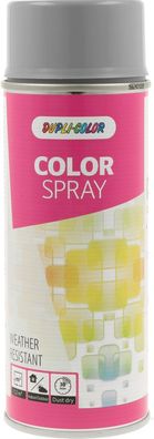 400ml DUPLI-COLOR Sprühlack Color Spray Silbergrau RAL 7001 glänzend,