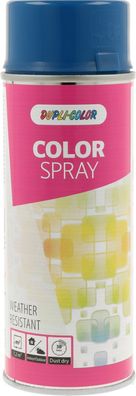 400ml DUPLI-COLOR Sprühlack Color Spray Enzianblau RAL 5010 glänzend,