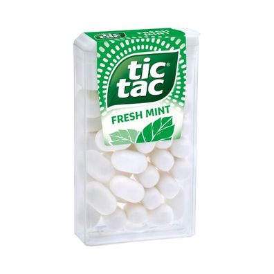 Tic Tac fresh mint Pfeffermiz Dragees erfrischend vanillig 18g