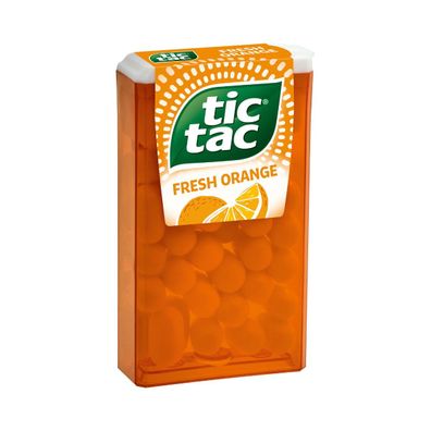 tic tac fresh Orange Orangen Dragees mit fruchtig milder Note 18g