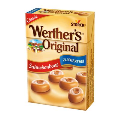 Storck Werthers Original Minis zuckerfrei cremige Sahnebonbons 42g