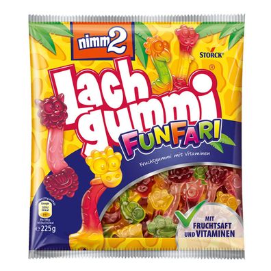 Storck Nimm2 Lachgummi Funfari mit Vitaminen und Fruchtsaft 225g