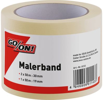 GO/ON Malerkrepp flach, 2x30mm, 1x19mm