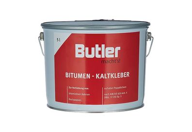 5L Butler Bitumen-Kaltkleber lösemittelhaltig