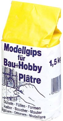 1,5kg Modellgips für Bau und Hobby