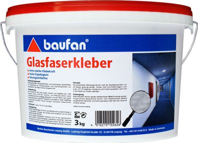 3 Kilogramm BAUFAN Glasfaserkleber