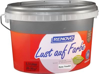 2,5L Renovo Lust auf Farbe, Rote Traube