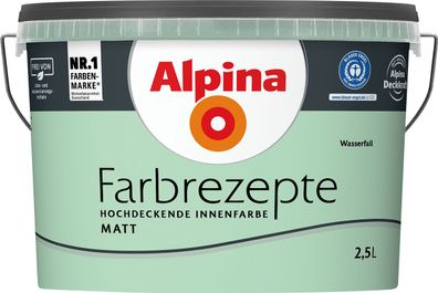 2,5L ALPINA Farbrezepte Wasserfall, Matt