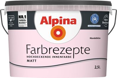 2,5L ALPINA Farbrezepte Mandelblüte, Matt