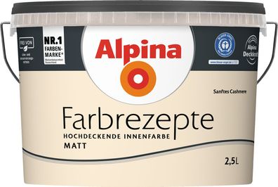 2,5L ALPINA Farbrezepte Sanftes Cashmere, Matt