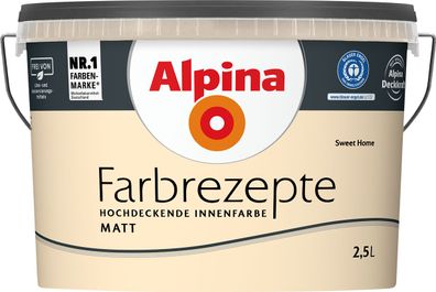 2,5L ALPINA Farbrezepte Sweet Home, Matt