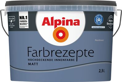 2,5L ALPINA Farbrezepte Nordmeer, Matt