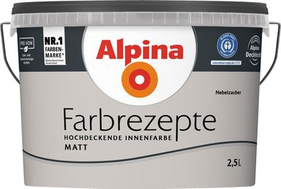 2,5L ALPINA Farbrezepte Nebelzauber, Matt