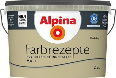 2,5L ALPINA Farbrezepte Wanderlust, Matt