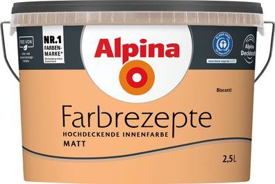 2,5L ALPINA Farbrezepte Biscotti, Matt