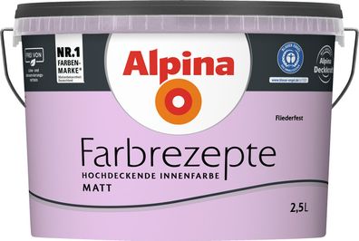 2,5L ALPINA Farbrezepte Fliederfest, Matt