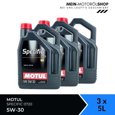 Motul Specific 0720 5W-30 3x5 Liter