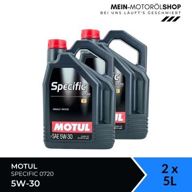 Motul Specific 0720 5W-30 2x5 Liter