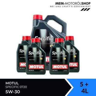 Motul Specific 0720 5W-30 5 + 4 Liter