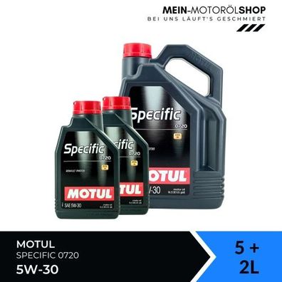 Motul Specific 0720 5W-30 5 + 2 Liter