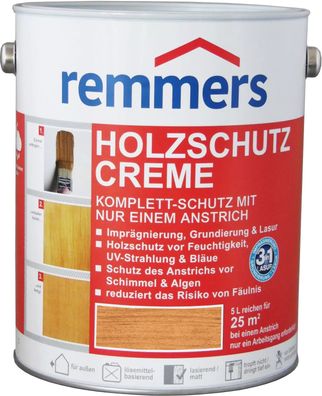 5L Remmers Holzschutz Creme Pinie/Lärche