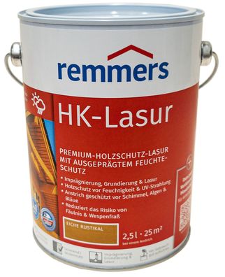 2,5L Remmers HK Lasur Eiche Rustikal