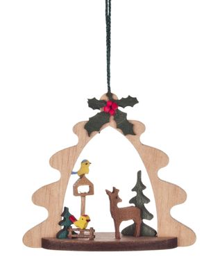 Baumbehang Vogelhaus Höhe 7cm NEU Baumschmuck Chri