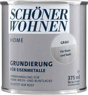 375ml Schöner Wohnen Home Grundierung für Eisenmetalle grau