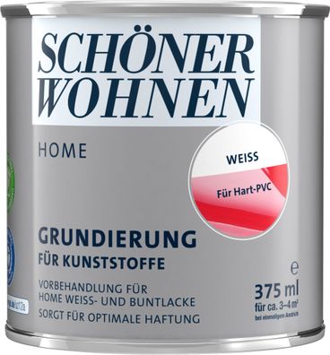 375ml Schöner Wohnen Home Grundierung für Kunststoffe weiss