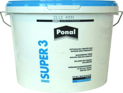 5Kg Ponal Holzleim D3 Super3 wasserfest