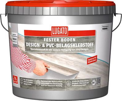 6kg Lugato Design- &amp; PVC-Belagsklebstoff