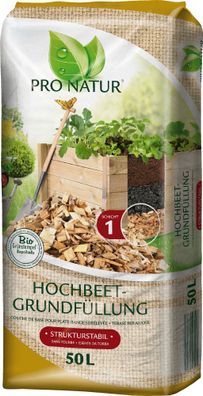 50L Pro Natur Hochbeet-Grundfüllung