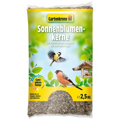 2,5kg Gartenkrone Sonnenblumenkerne