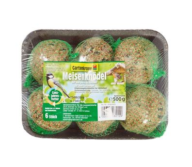 500g Gartenkrone Meisenknödel mit Netz