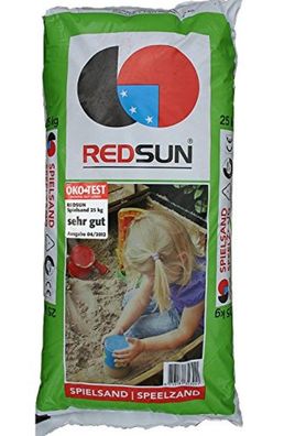 25kg REDSUN ÖKO Spielsand 0-0,2mm Sandkastensand