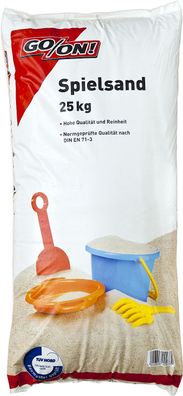 25kg Spielsand Körnung 0-0,2mm Go/On