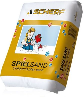 25kg SCHERF-Südsee-Beige Spielsand 0.1-0.8 mm