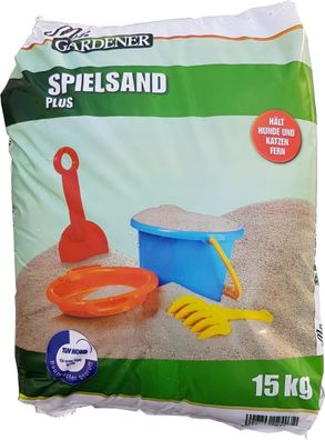 15kg Mr. Gardener Spielsand Hunde Katzen abweisend