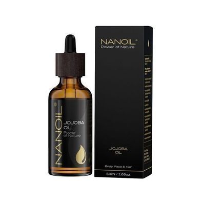 Nanoil Jojobaöl - Bio Haar- und Körperpflege, 50ml