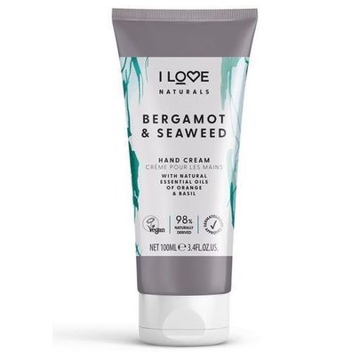 I Love Naturals Hand Cream Bergamot & Seaweed, 75ml