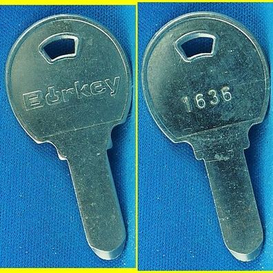 Schlüsselrohling Börkey 1636 - für Börkey hard-lock 35 + 40 mm Vorhängeschlösser